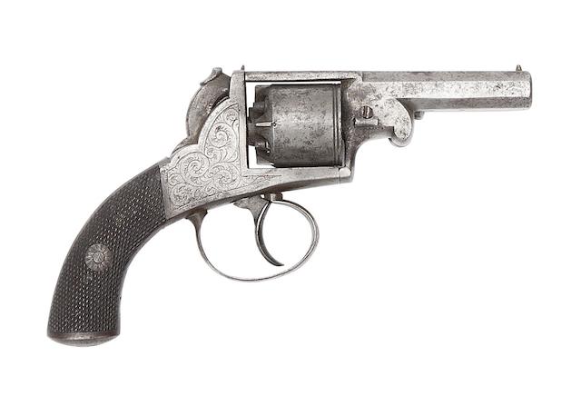 percussion self-cocking revolver of small bore, and a 100-bore