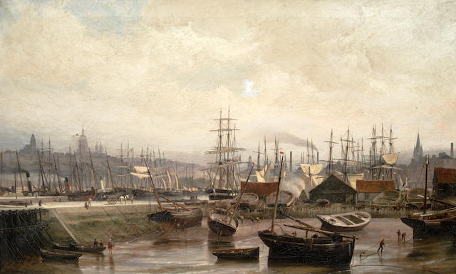 Cornelis Christiaan Dommersen (Dutch, 1842-1928) Bassin, Boulogne sur Mer