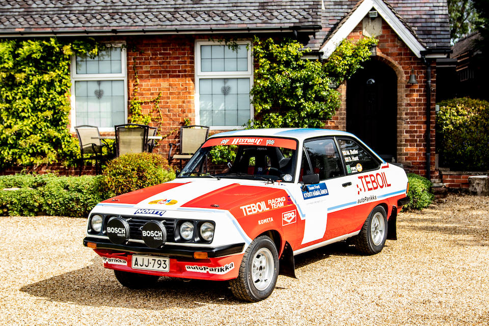 1976 ford escort mk2 rs2000 group 1 rally car