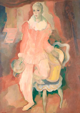 Antoine (Anto) Carte (Belgian, 1886-1954) Le clown rose