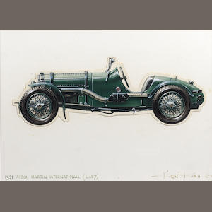 Bonhams 1793 : Ken Rush (1931-), 1931 Aston Martin International (LM7 ...