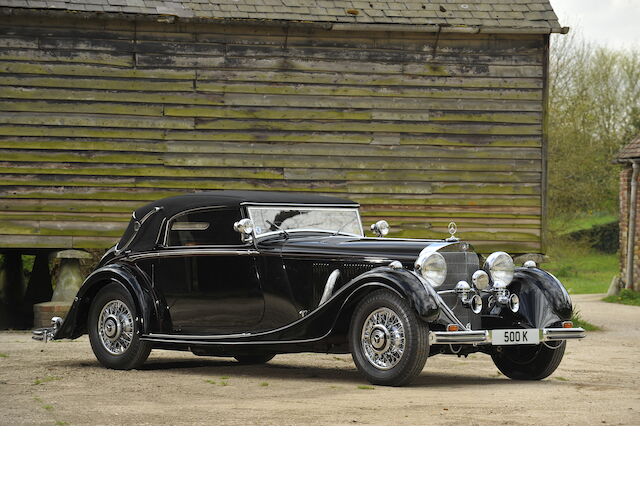 The ex-Rolf Meyer,1935 Mercedes-Benz 500 K Cabriolet Chassis no. 123683 Engine no. 123683