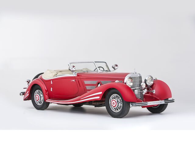 Sold without reserve to benefit the Cancer and Alzheimer's Charities of Sweden,1934 Mercedes-Benz 500 K/540 K (factory upgrade) Spezial Roadster Chassis no. 105136 Engine no. 105136