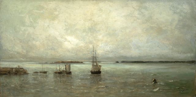 Louis Artan de Saint-Martin (Dutch, 1837-1890) Souvenir of Guernsey