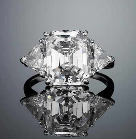 Bonhams : A diamond single-stone ring, by Van Cleef & Arpels