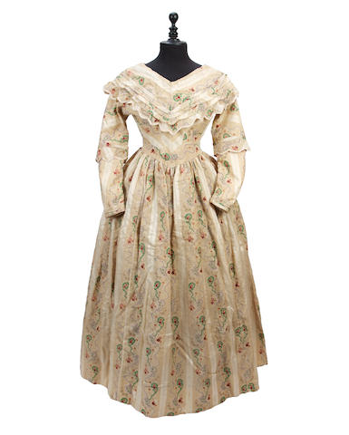 Bonhams : An 1830s nursing dress and a bodice