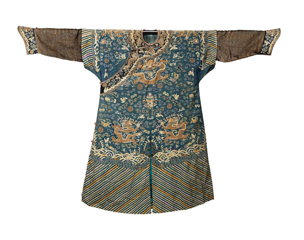 Bonhams : A kesi summer 'dragon' robe, jifu 19th century