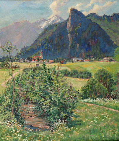 Bonhams : Theodor Guillery (German, 1900-1976) Ommeraumegar, mountains ...