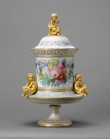 Bonhams : A Copeland vase and cover by Charles Ferdinand Hürten circa 1890