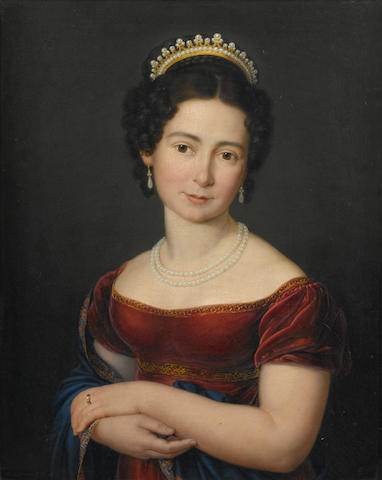 Antique Royal German Signed Photo Princess Marie Louise Hanover Baden Tiara