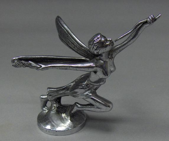 Bonhams A Winged Nymph Mascot By Leplatenier 