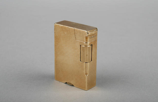 Bonhams : A nine carat gold cigarette lighter for Asprey B & C ...