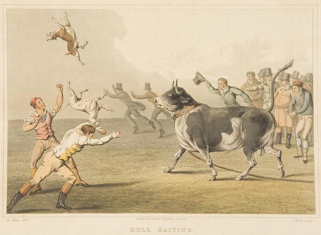 Bonhams : Henry Alken (British 1785-1851) Bear Baiting (together