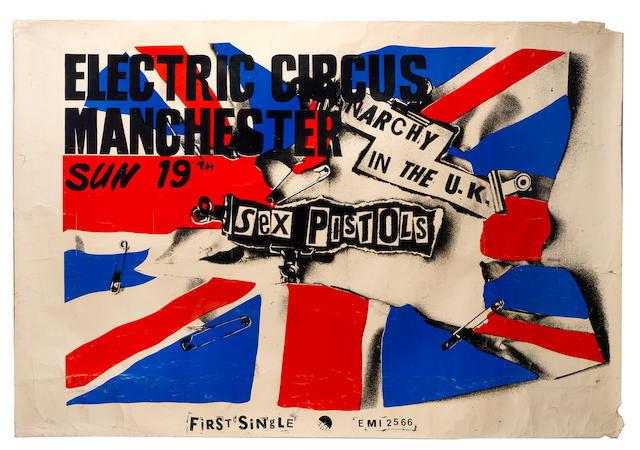 Bonhams Sex Pistols An Original Large Format Electric Circus 