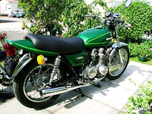 Føde køkken specifikation Bonhams : 1977 Kawasaki Z650 B1 Frame no. KZ650B 003284 Engine no. KZ650BE  003376