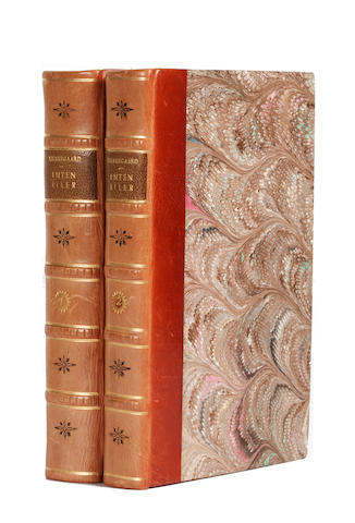Bonhams : KIERKEGAARD (SOREN AABYE) CREMITA (VICTOR, pseudonym) Enten-Eller. Et Livs-Fragment udgivet af Cremita, 2 vol., FIRST EDITION, 1843