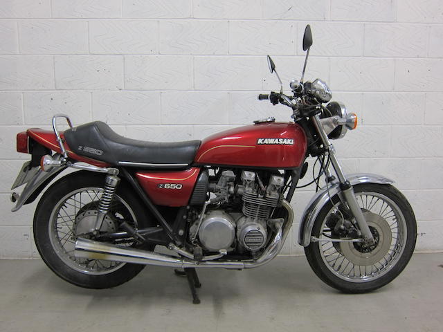 Bonhams : c.1978 Kawasaki Z650 Frame no. KZ650B 039584 no. 081889