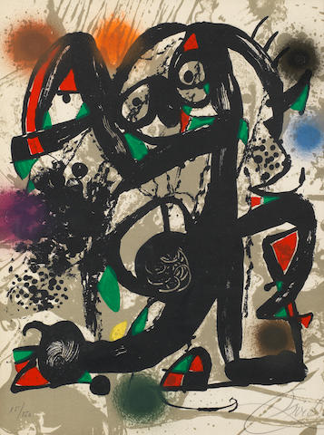 Bonhams : Joan Miró (Spanish, 1893-1983) One plate, from Joan Miró ...