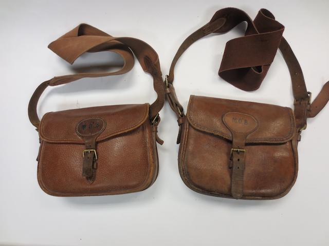 Bonhams : A Payne Galwey pigskin leather cartridge-bag