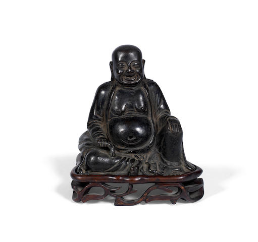 Bonhams : A bronze figure of Budai Qing Dynasty (2)