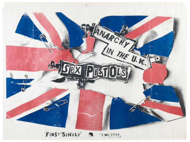 Bonhams Sex Pistols An Anarchy In The Uk Poster Late 1976
