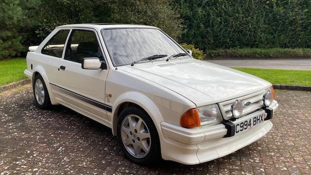 Bonhams The Bec Collection 1986 Ford Escort Rs Turbo Chassis No Wfobxxgcabfr