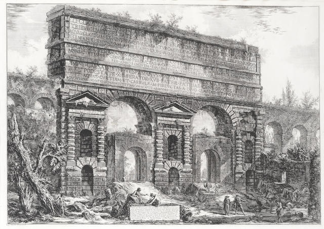 Bonhams : Giovanni Battista Piranesi (1720-1778) The Arch of ...