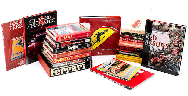 Bonhams : Assorted Ferrari reference books, ((20))