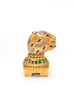 Thumbnail of An important gem-set gold Finial in the form of a Tiger's Head from the throne of Tipu Sultan (1750-99) Mysore (Seringapatam), made between 1787-93 image 3