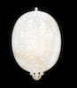 Thumbnail of A Mughal gem-set gold-mounted jade Mirror Northern India, 18th Century image 1