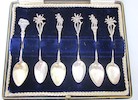 Thumbnail of A quantity of silver flatware Varying dates and maker's  (Qty) image 1
