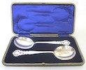 Thumbnail of A quantity of silver flatware Varying dates and maker's  (Qty) image 2