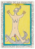 Thumbnail of Frédéric Bruly Bouabré (Ivorian, born 1921) Eight drawings 15 x 10.5cm (5 7/8 x 4 1/8in) each (8) unframed image 1