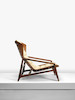 Thumbnail of Gio Ponti,  A pair of Modello 811 armchairs c.1957 for Cassina Walnut, woven fabric upholtsery (original and modern replacement set), both chairs with manufacturer's label 71cm x 97cm x 86cm image 2