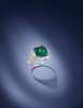 Thumbnail of An Art Deco emerald and diamond dress ring, by Hennell, image 7