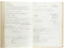 Thumbnail of Star Wars Episode IV - A New Hope John Mollo's personal sketchbook Notes & Sketches 1, a custom bound volume containing important and detailed working sketches and costume designs for many of the characters from the film Star Wars, together with production diary entries, meeting notes, time-lines and costume descriptions, the majority in black ink, some with colour; additionally the volume contains working for numerous military uniform designs for books, commercials and additional projects Mollo worked on during this time frame, Lucasfilm / Twentieth Century Fox, April 1975 - July 1976, image 19
