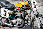 Thumbnail of 1977 Triumph 750cc T140V 'Strongbow' Flat Tracker Frame no. MD2 Engine no. T140V AP81386 image 2