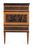 Thumbnail of A pair of Italian early 19th century rosewood, ebony, purplewood, sycamore marquetry and chequer-inlaid commodes all'antica by Karl Amadeus Roos (1775-1837)  (2) image 9