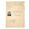 Thumbnail of The Beatles/John Lennon An Important Group Of early documents including John Lennon's Permits Relating To The Beatles' historic Trips To Hamburg, 1960-1962, image 1