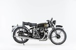 Thumbnail of Offered from the National Motorcycle Museum Collection, 1949 Vincent-HRD 998cc Series-B Black Shadow  Frame no. R3588B Rear Frame No. R3588B Engine no. F10AB/1B/1688 Crankcase Mating No. Q7/Q7 image 1