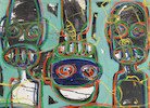 Thumbnail of Abdoulaye Diarrassouba Aboudia (Ivorian, born 1983) Untitled (unframed) image 2