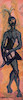 Thumbnail of Benedict Chukwukadibia Enwonwu M.B.E (Nigerian, 1917-1994) Dancer, 1958 (framed) image 1