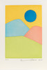 Thumbnail of Etel Adnan (Lebanon, 1925-2021) L'Apocalypse Arabe Etching in colours, 2020, on wove paper, signed, dated and numbered 65/100 in pencil, published by Galerie Lelong & Co., Paris, the full sheet; together with the accompanying book 'L'Apocalypse Arabe', both housed within the original purple solander boxSheet 295 x 200mm (11 5/8 x 7 7/8 in)Overall 320 x 223 x 30mm (12 5/8 x 8 3/4 x 1 1/4in)(Box)(2) image 1