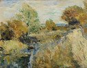 Thumbnail of Ronald Ossory Dunlop R.A., R.B.A. (British, 1894-1973) Birdham Canal (Painted circa 1950) image 1