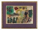 Thumbnail of John Piper C.H. (British, 1903-1992) Parsac, Nr St Emilion III image 3