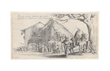 Thumbnail of Jacques CallotLes Bohemiens (L. 374-377)The set of four etchings, first state, 1621 along with one plate from Guerre de Beaute (L. 177-182) second state, 1616 image 5