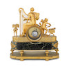 Thumbnail of A fine and impressive early 19th century French ormolu and marble mantel clock Laurent, Paris image 6