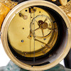 Thumbnail of A fine early 19th century French gilt and patinated bronze mantel clock depicting a pair of lovers De Verberie & Company, Paris image 5