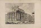 Thumbnail of Giovanni Battista Piranesi (Italian, 1720-1778) A Collection of Eight Etchings Six plates, from Vedute di Roma Veduta dell'Anfiteatro Flavio, detto il Colosseo (Hind 57; Wilton-Ely 191), 1757, first state (of four); Avanzi della Villa di Mecenate a Tivoli (H.65), 1763, first state (of three); Veduta del Tempio di Giove Tonante (H.44; W-E.182), 1756, second state (of six); Veduta del Mausoleo d'Elio Adriano (H.30; W-E.170), 1754, first state (of four); Veduta del Mausoleo di Antonino e Faustina in Campo Vaccino (H.49; W-E.163), 1758, third state (of six); Veduta dell'Arco di Tito (H.98) 1771, first state (of four); together with Two plates, from Antichità Romane Veduta del sepolcro della famiglia Plauzia (W-E.432), 1756; Veduta di altra parte della Camera Sepolcrale di L. Arrunzio (W-E.367), 1756, all on heavy laid paper, five plates with double ring fleur-de-lis watermark (H.3)Sheet 548 x 785mm (21 5/8 x 30 7/8in)(and smaller)(8) image 7