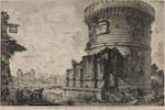 Thumbnail of Giovanni Battista Piranesi (Italian, 1720-1778) A Collection of Eight Etchings Six plates, from Vedute di Roma Veduta dell'Anfiteatro Flavio, detto il Colosseo (Hind 57; Wilton-Ely 191), 1757, first state (of four); Avanzi della Villa di Mecenate a Tivoli (H.65), 1763, first state (of three); Veduta del Tempio di Giove Tonante (H.44; W-E.182), 1756, second state (of six); Veduta del Mausoleo d'Elio Adriano (H.30; W-E.170), 1754, first state (of four); Veduta del Mausoleo di Antonino e Faustina in Campo Vaccino (H.49; W-E.163), 1758, third state (of six); Veduta dell'Arco di Tito (H.98) 1771, first state (of four); together with Two plates, from Antichità Romane Veduta del sepolcro della famiglia Plauzia (W-E.432), 1756; Veduta di altra parte della Camera Sepolcrale di L. Arrunzio (W-E.367), 1756, all on heavy laid paper, five plates with double ring fleur-de-lis watermark (H.3)Sheet 548 x 785mm (21 5/8 x 30 7/8in)(and smaller)(8) image 2